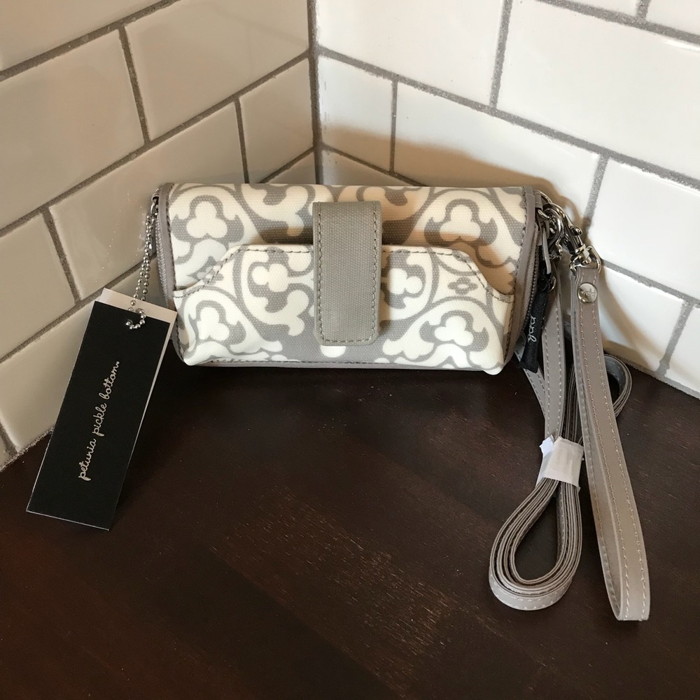 Petunia Pickle Bottom glazed whereabouts wallet